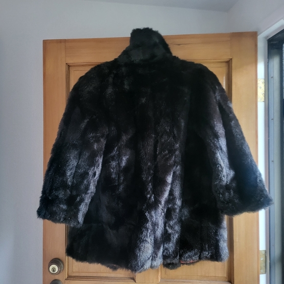 80's Y2K Jordache Faux Fur Coat Size Medium/Large - Picture 7 of 14